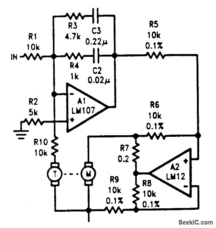 MOTORT_TACHOMETER_SPEED_CONTROL - Control_Circuit - Circuit Diagram