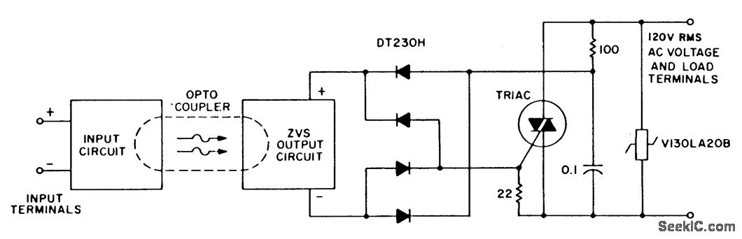 INTEGRATEDSOLIDSTATERELAY Circuit Diagram