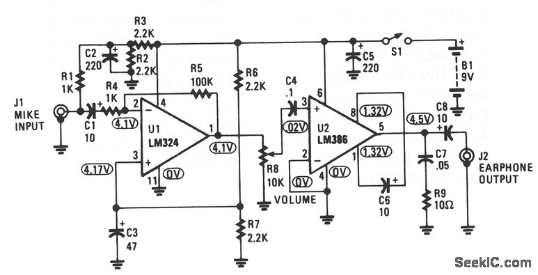 TV_AUDIO_AMPLIFIER - Amplifier_Circuit - Circuit Diagram ...