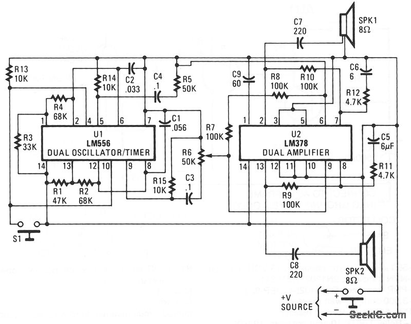 Electronic Car Horn Circuit Diagram