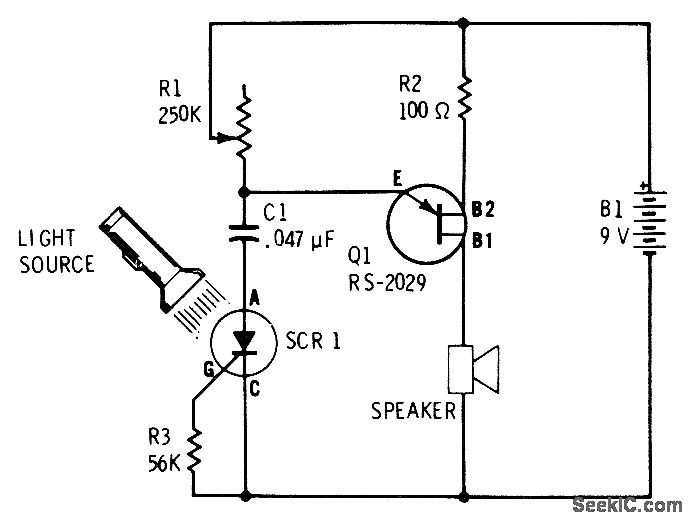 LASCR_CONTROLLED_OSCILLATOR Oscillator_Circuit Signal_Processing
