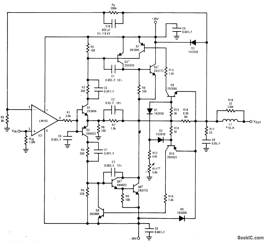 Of This Article Http Www Seekic Com Circuit Diagram Amplifier Circuit