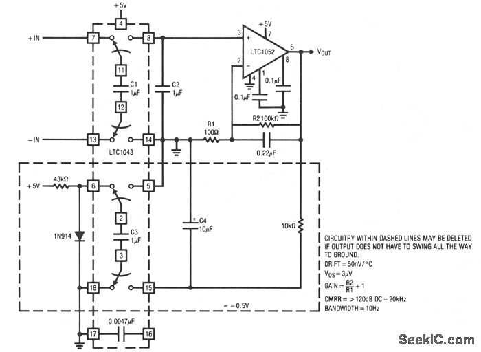 ULTRA_PRECISION_INSTRUMENTATION_AMPLIFIER Amplifier_Circuit Circuit