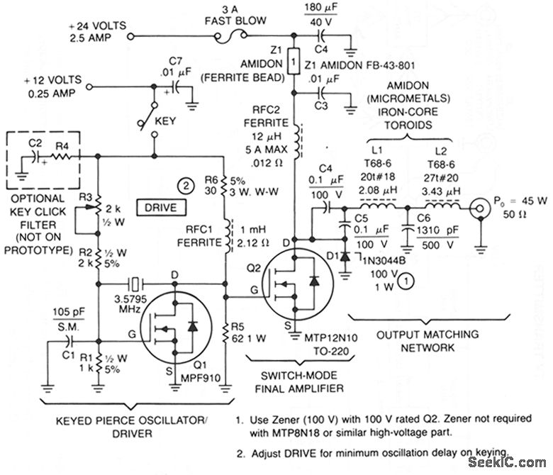 High Efficiency Ham Transmitter