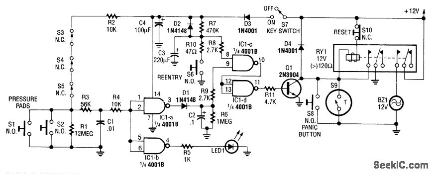 HOME_SECURITY_SYSTEM Circuit Diagram