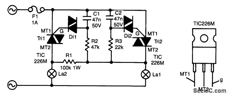 AUTOMATIC_LIGHT_BULB_CHANGER - Basic_Circuit - Circuit Diagram - SeekIC.com