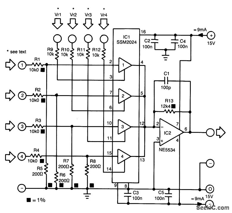 _4_CHANNEL_MIXERV - Mixer - Audio_Circuit - Circuit ...