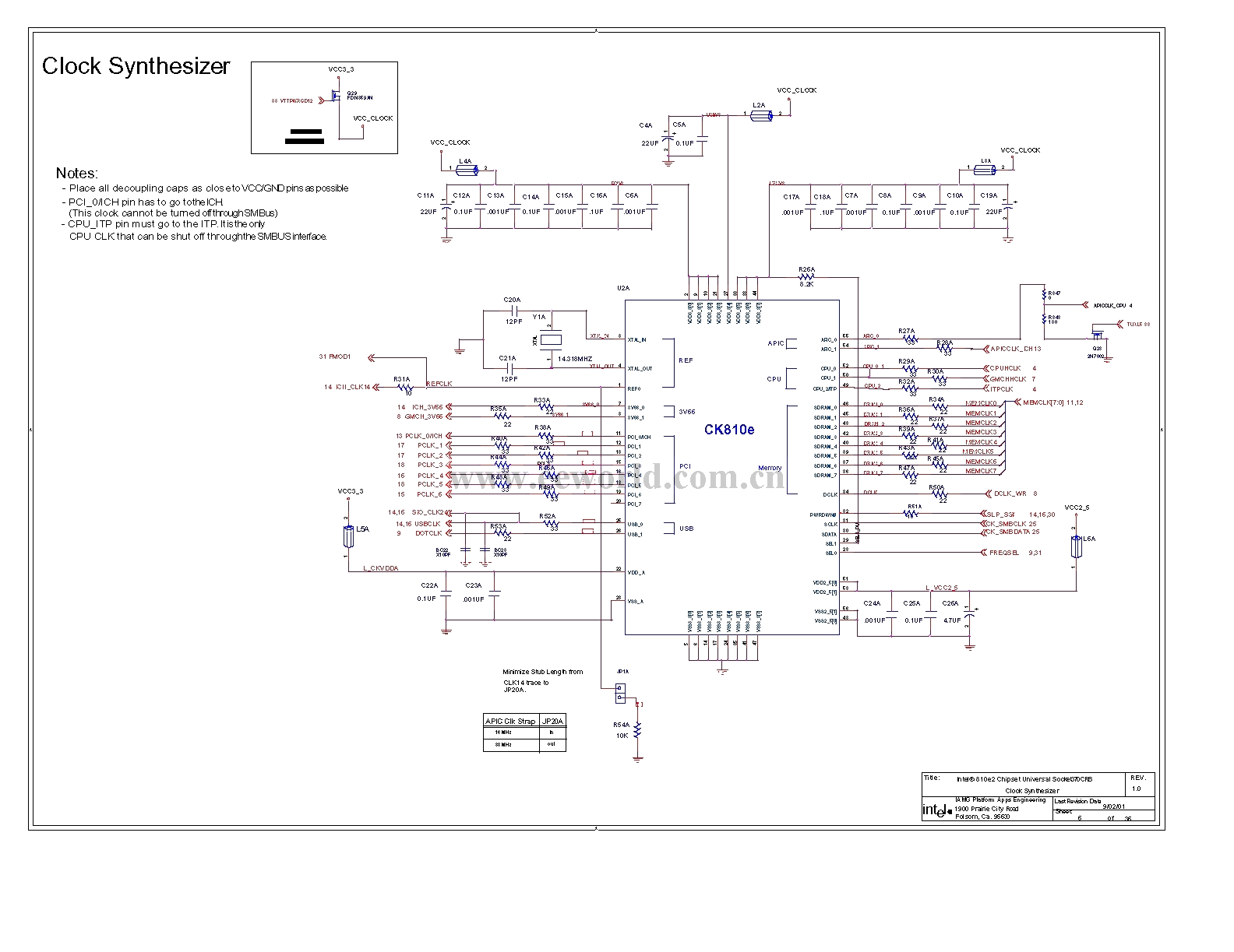 810 computer motherboard circuit diagram 06 - Computer-Related_Circuit
