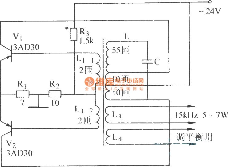 Pushpull oscillator circuit Oscillator_Circuit Signal_Processing