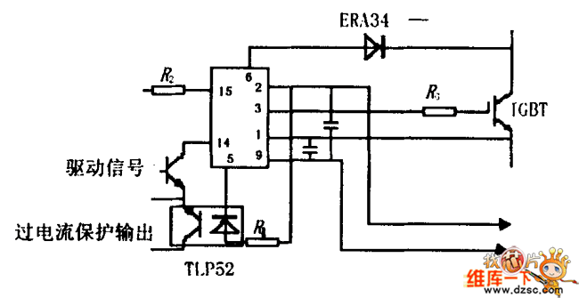 Drive circuit diagram composed of circuit hybrid module - Power_Supply