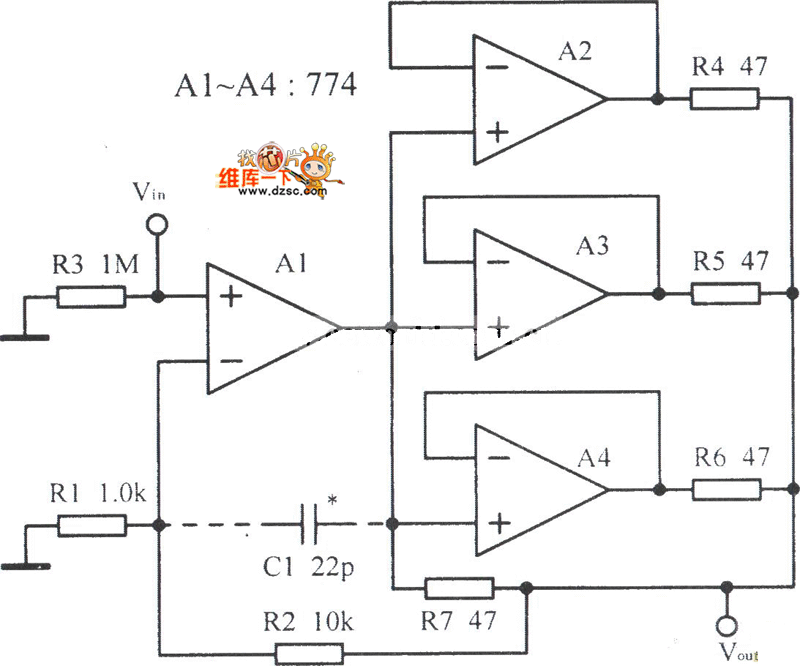 DC amplifier circuit Amplifier_Circuit Circuit Diagram