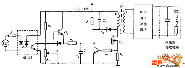 Ultrasonic Transducer Driver Amplifier Schematic Diagram ...