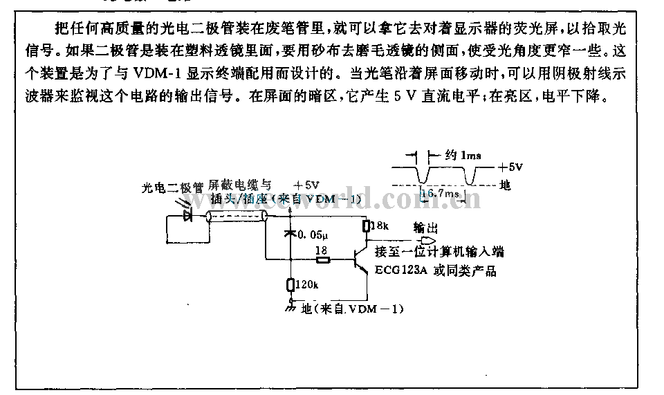 Light pen interface circuit Power_Supply_Circuit Circuit Diagram