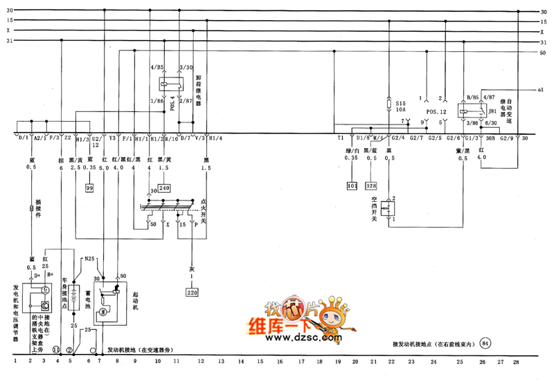 Automatic Generator Starter Circuit Diagram
