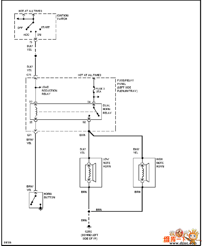 Audi horn circuit diagram Audio_Circuit Circuit Diagram