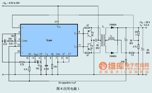 tl494 application circuit 1 - Amplifier_Circuits-Audio - Amplifier