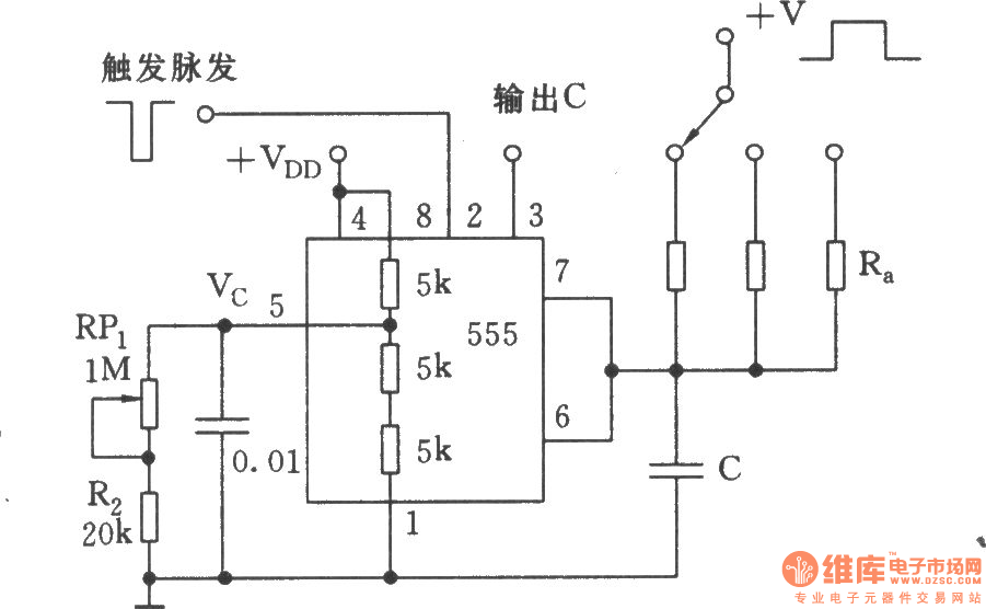 The precise timing circuit for correcting capacitor tolerance Time