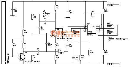 remote control transmitter and receiver circuit