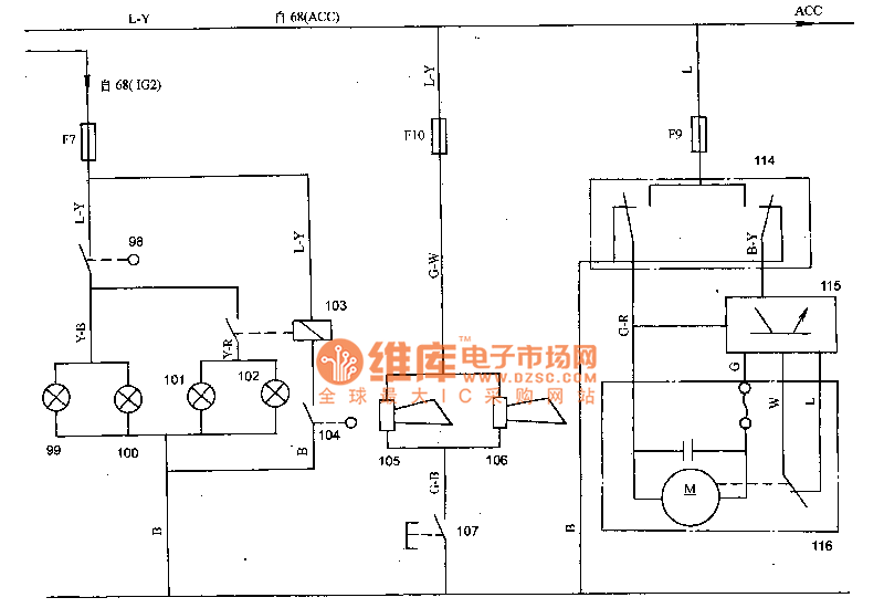 MITSUBISHI Pajero light offroad vehicle fourwheel drive indication