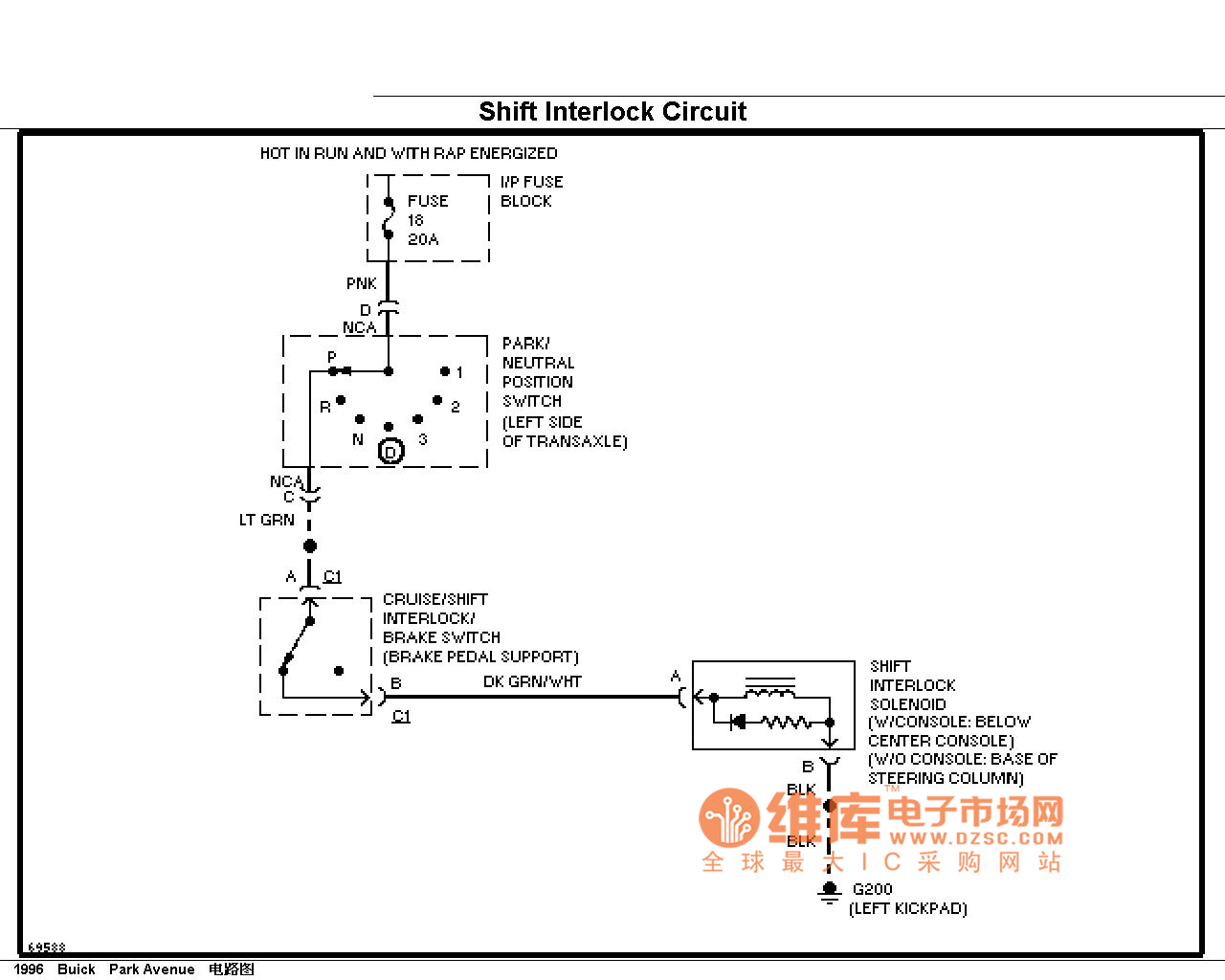 Buick Shift Interlocking Circuit Diagram - Control Circuit - Circuit Diagram