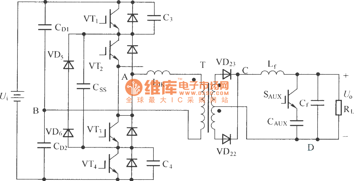 Zerovoltage zerocurrent switch threelevel DC converter Electrical