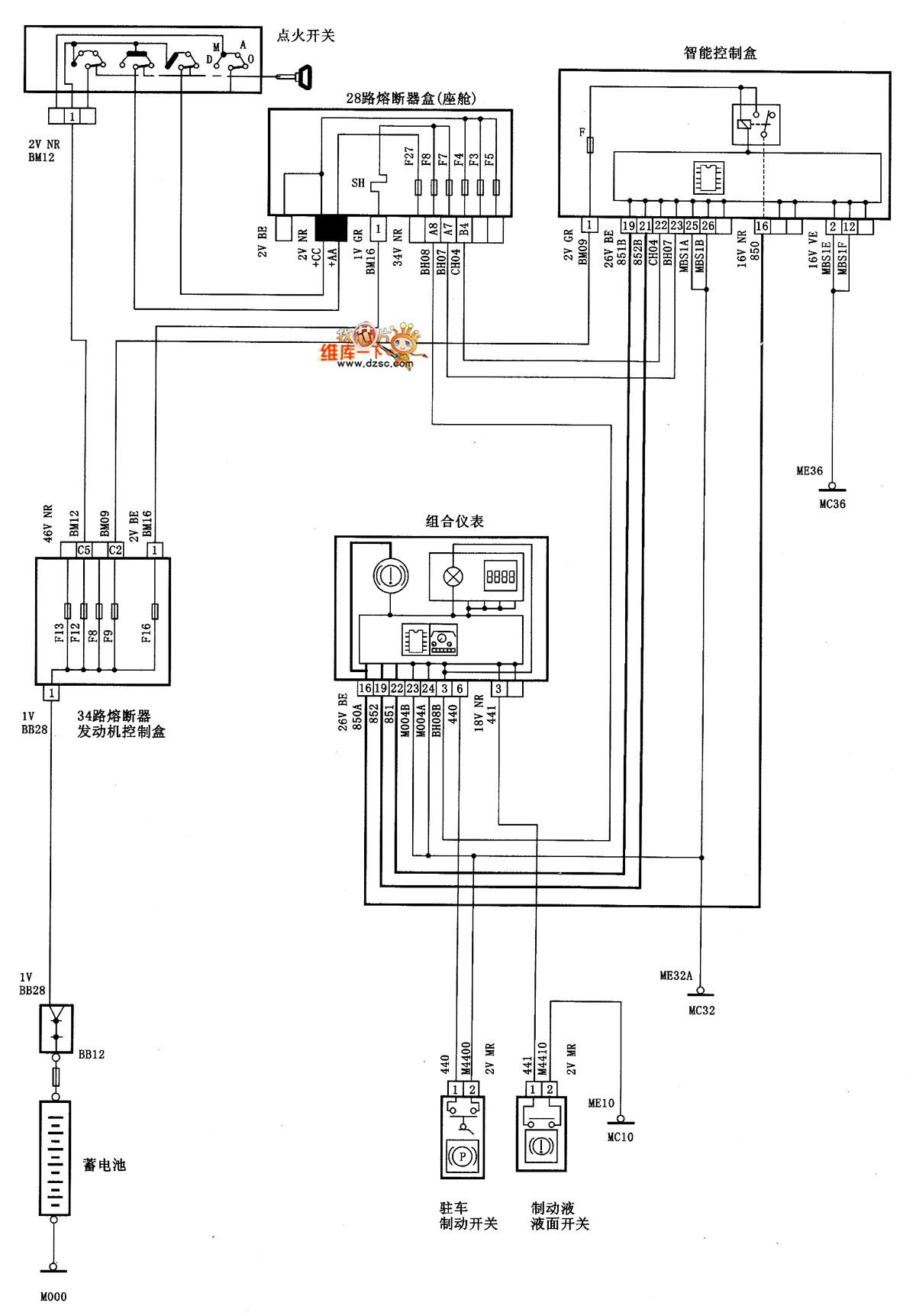 Car Indicator Circuit Diagram
