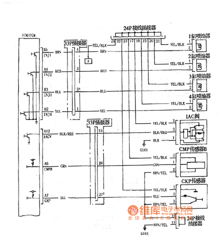 Honda Accord 2003 engine circuit diagram - Automotive_Circuit - Circuit