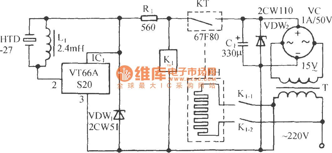 Electric Oven Control Circuit With The Airpax67f