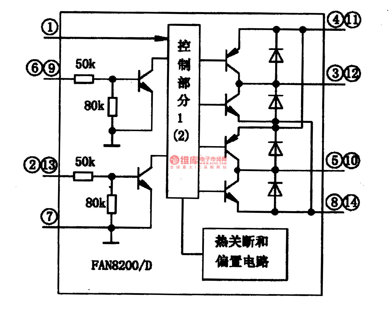 FAN8200,FAN820ODa motor driven integrated circuit Signal_Processing