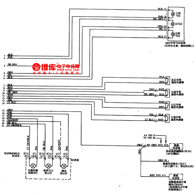 The ABS circuit of Buick-Century - Basic_Circuit - Circuit Diagram