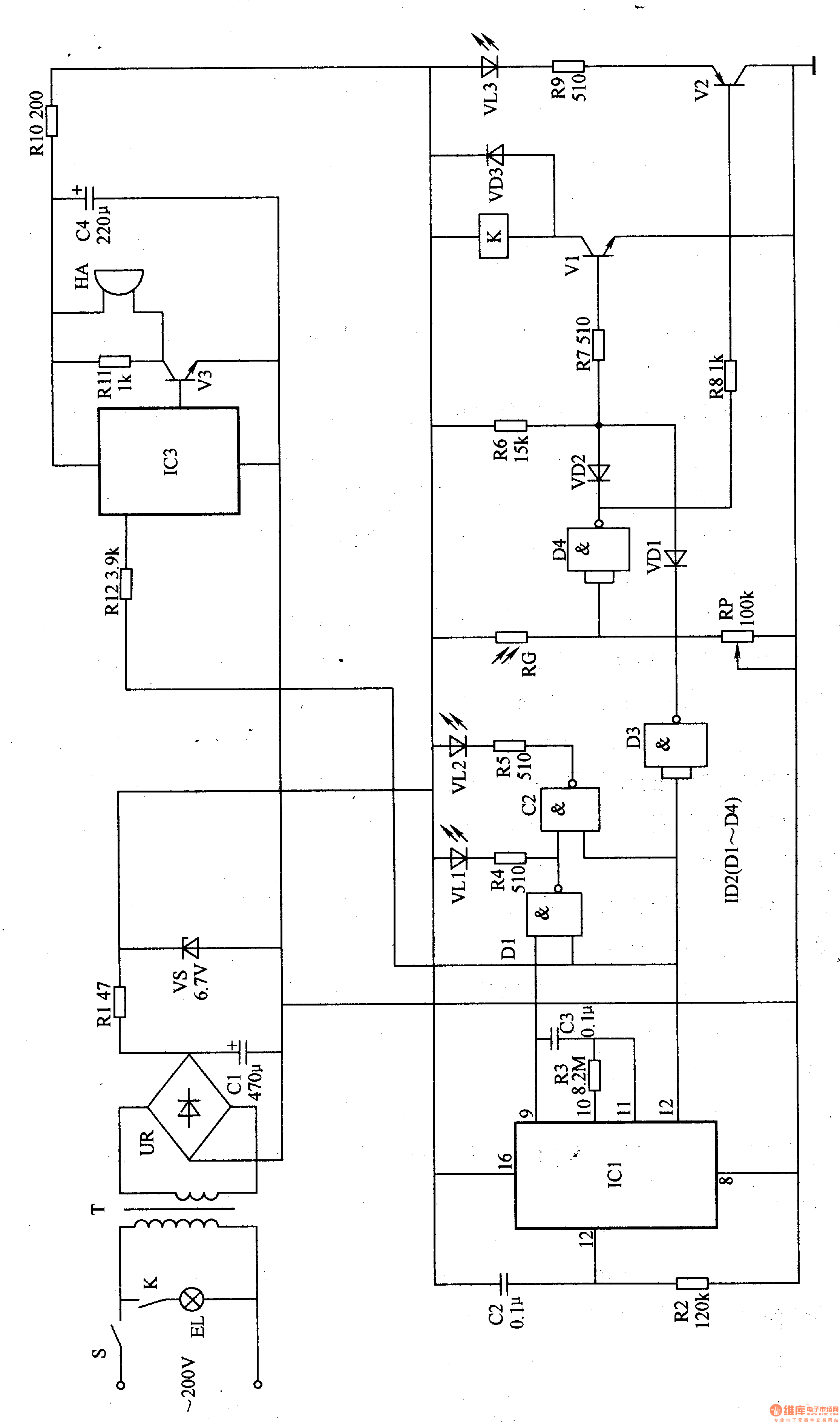 Eye-care Lamps (the 2nd) - Signal_Processing - Circuit Diagram - SeekIC.com