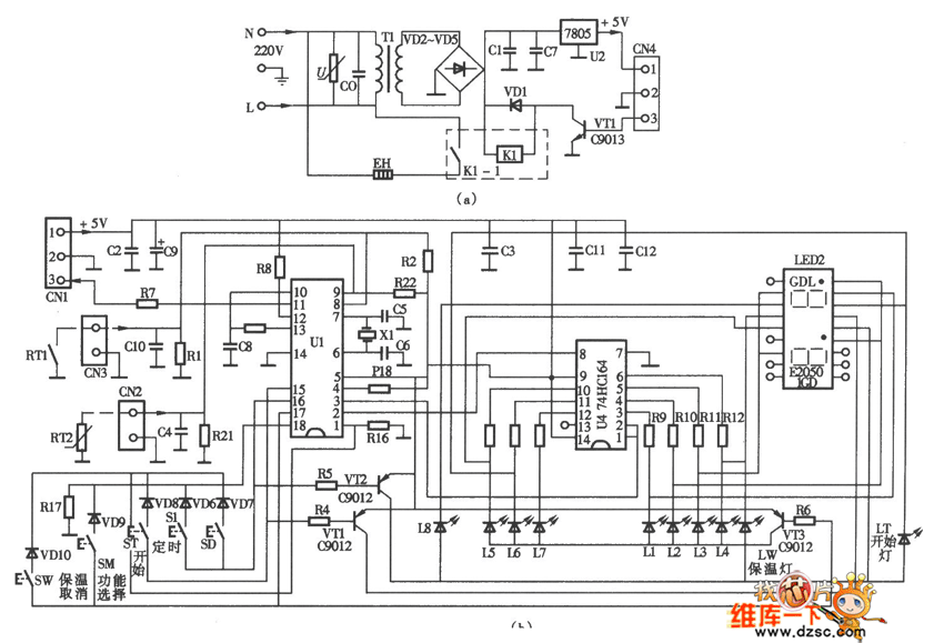 MBYC50A Luxury type rice cooker circuit Signal_Processing Circuit
