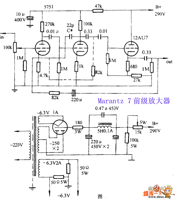 Marantz 7 Preamplifier Circuit Other Circuit Amplifier Circuit Circuit Diagram Seekic Com