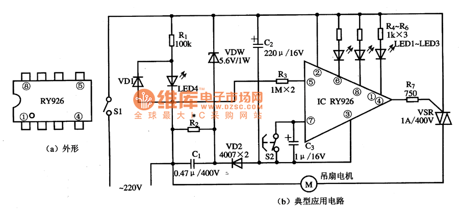 Remote Control Hunter Fan Wiring Diagram from www.seekic.com