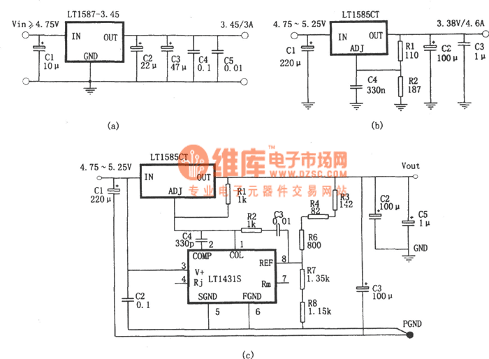 The voltage stable power supply used in microprocessor drive - Power