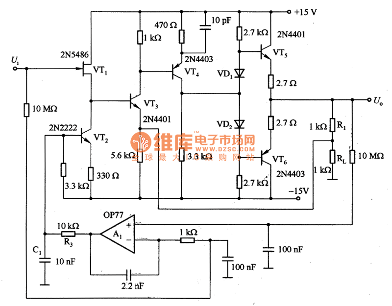 FET bandwidth amplifier circuit Amplifier_CircuitsRF Amplifier