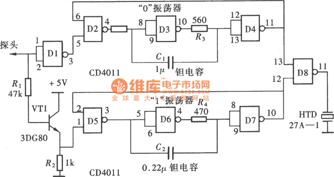 Микросхема cd4011be схема подключения