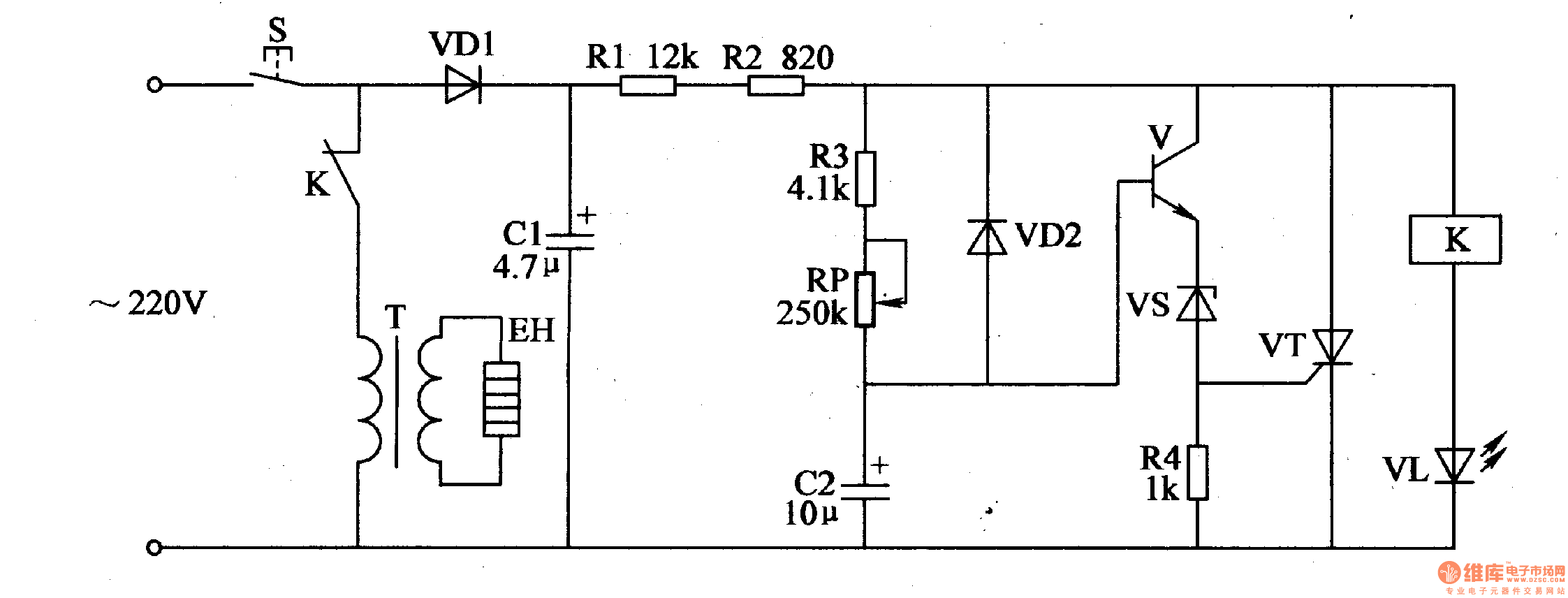 Plastic Bags Sealing Machine (1) Control_Circuit Circuit Diagram