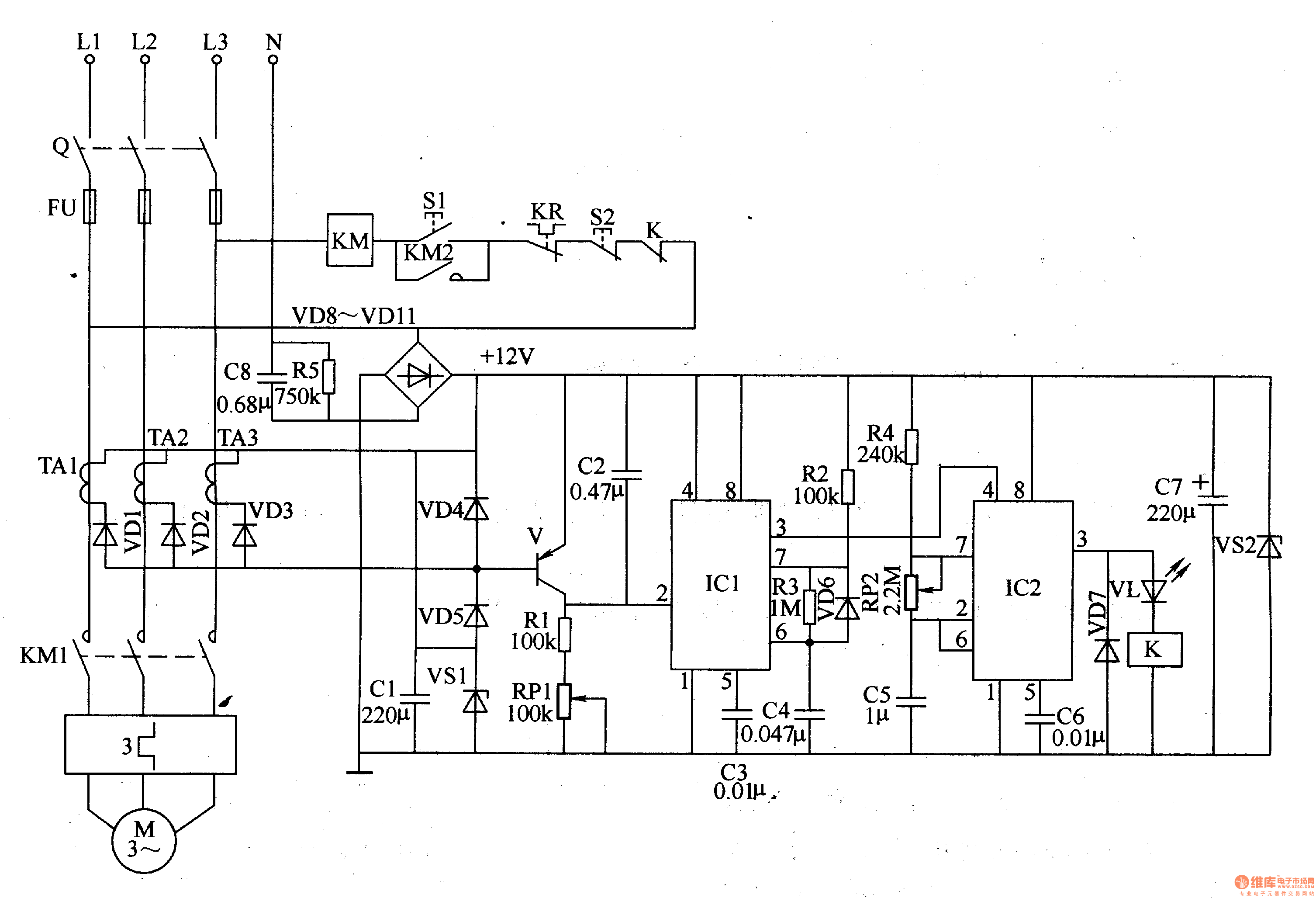 Motor protector 17 Circuit Diagram