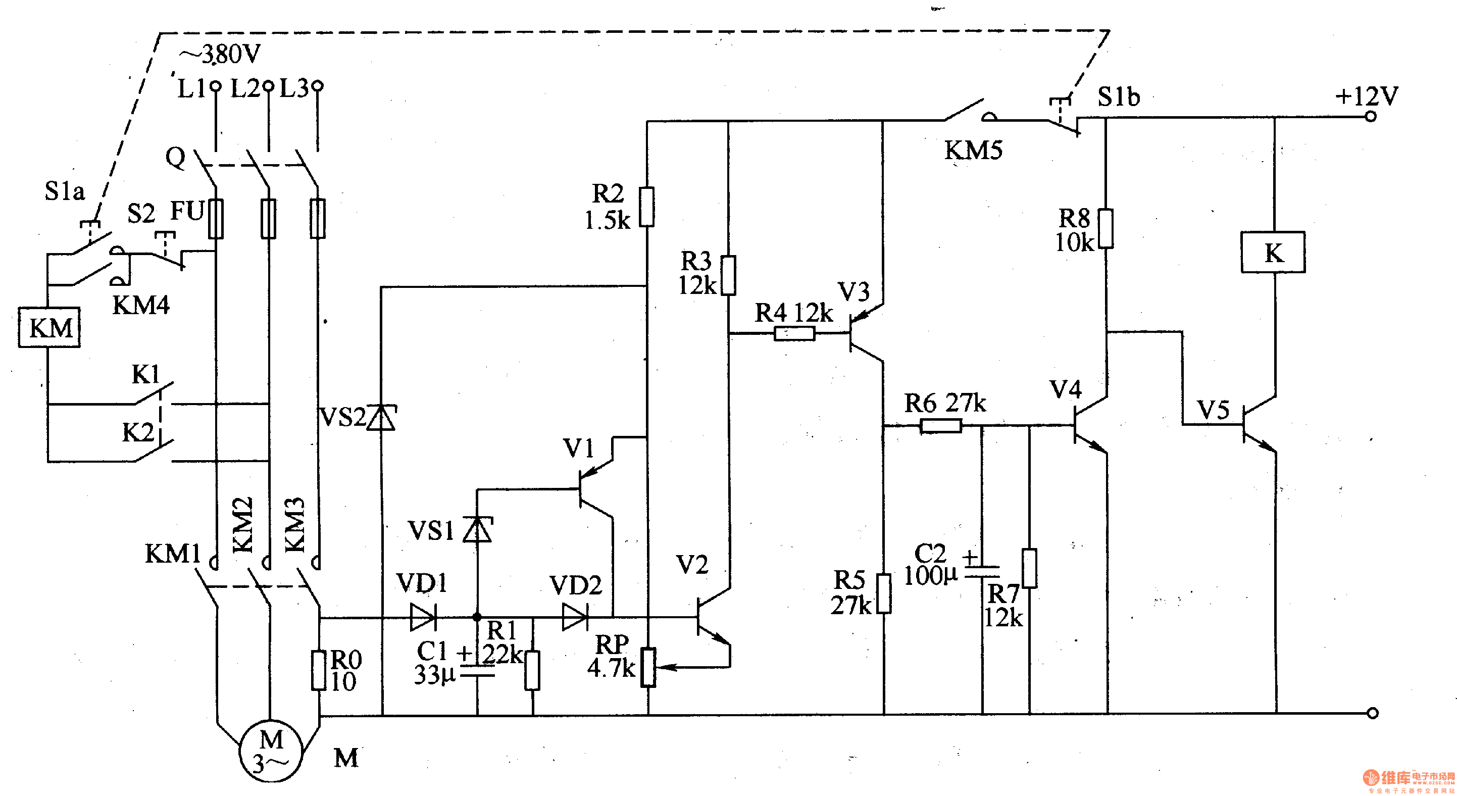 Motor protector 4 Circuit Diagram