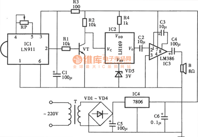 electric shock alarm circuit(2) - Basic_Circuit - Circuit ...