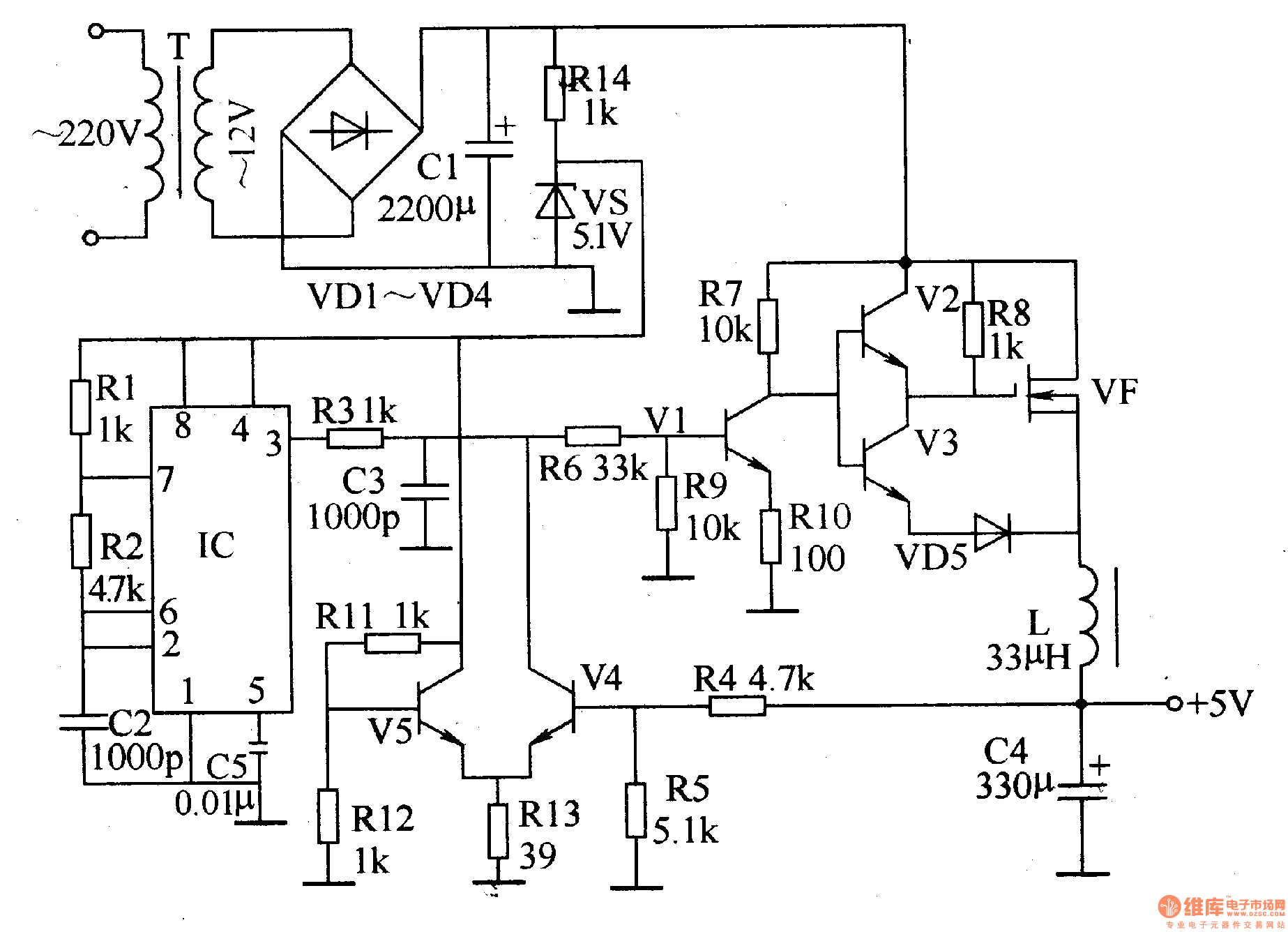 laptop diagram: 12v Regulated Power Supply Schematic Diagram