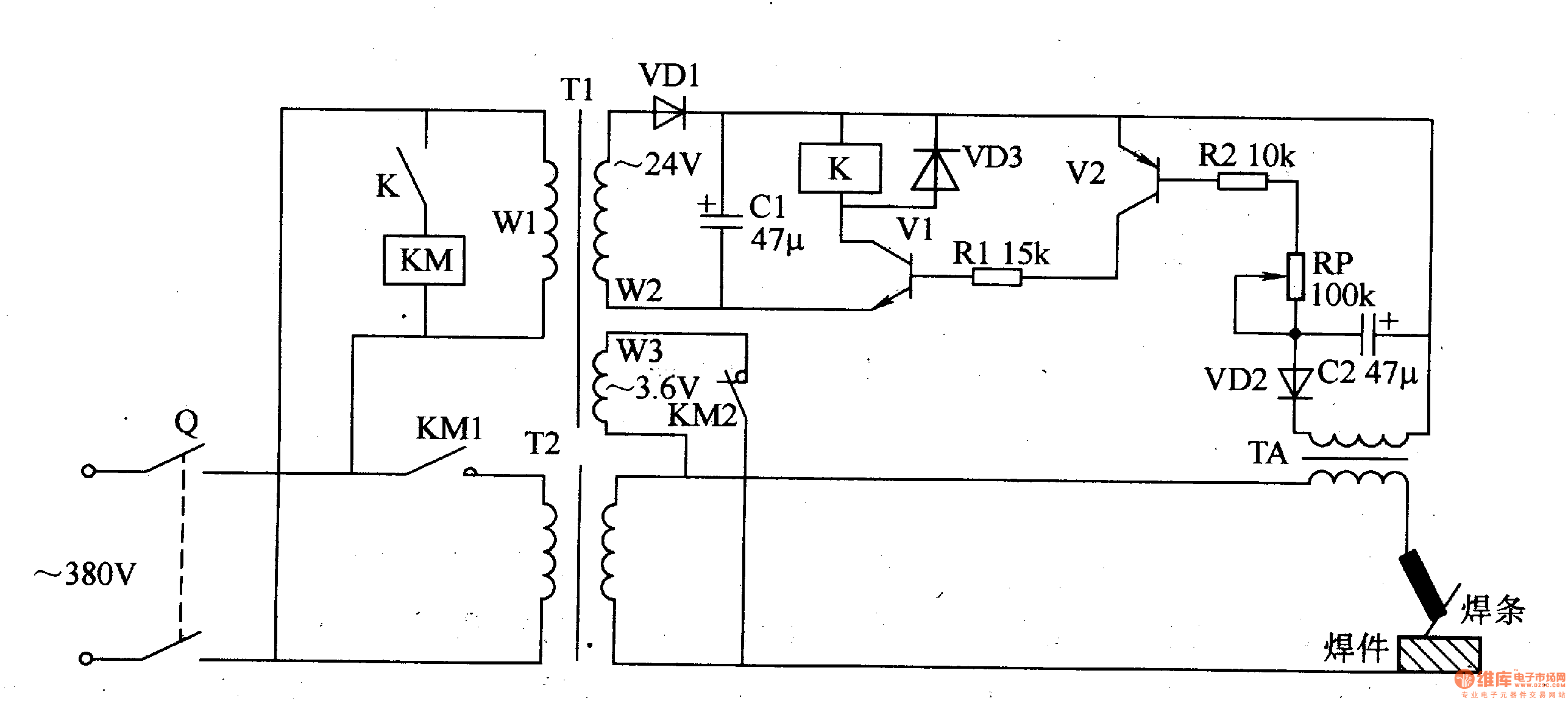 Welding Machine Schematic Diagram - Diagram Circuit Diagram Of Dc Arc