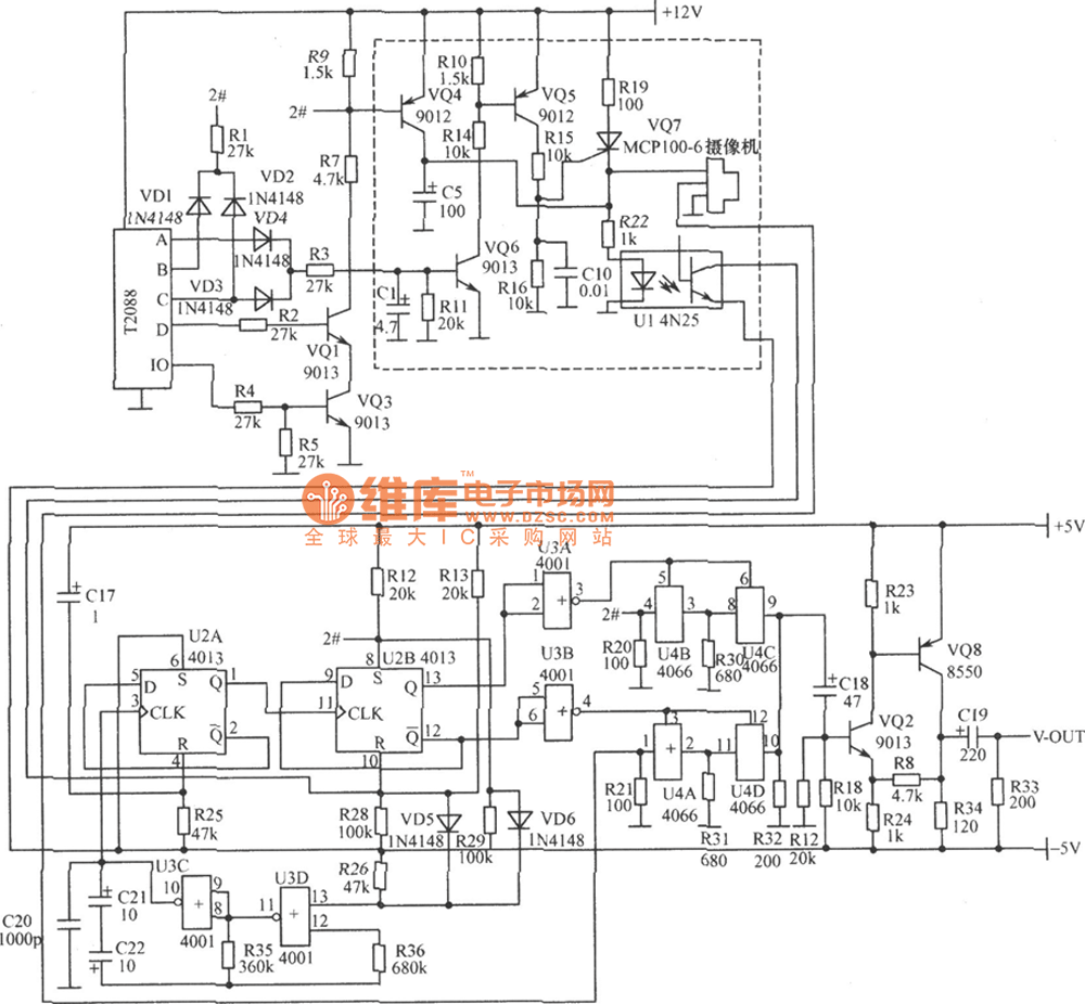 Video monitor circuit - Control_Circuit - Circuit Diagram - SeekIC.com
