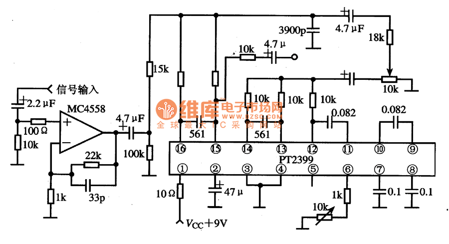 Pt2399 Echo Circuit Diagram - Pressly