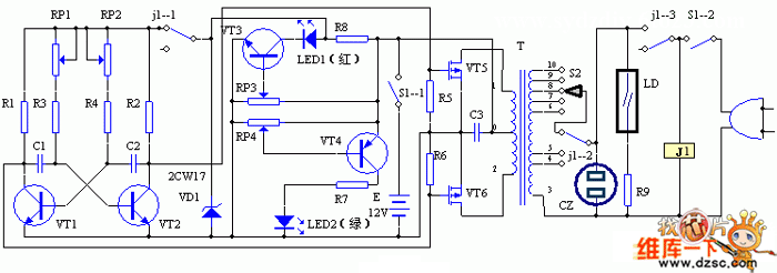 schematic circuit diagram of inverter  