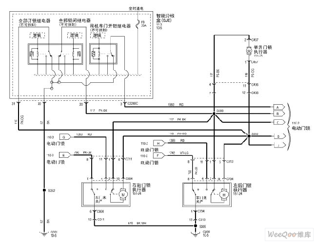Maverick 2005 electric locks circuit 555_Circuit Circuit Diagram