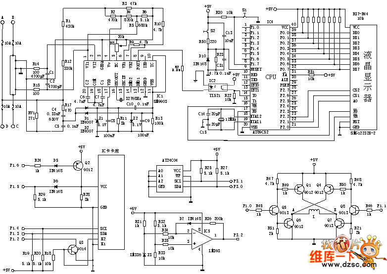 SinglePhase Electronic Prepaid WattHour Meter Design Circuit Other