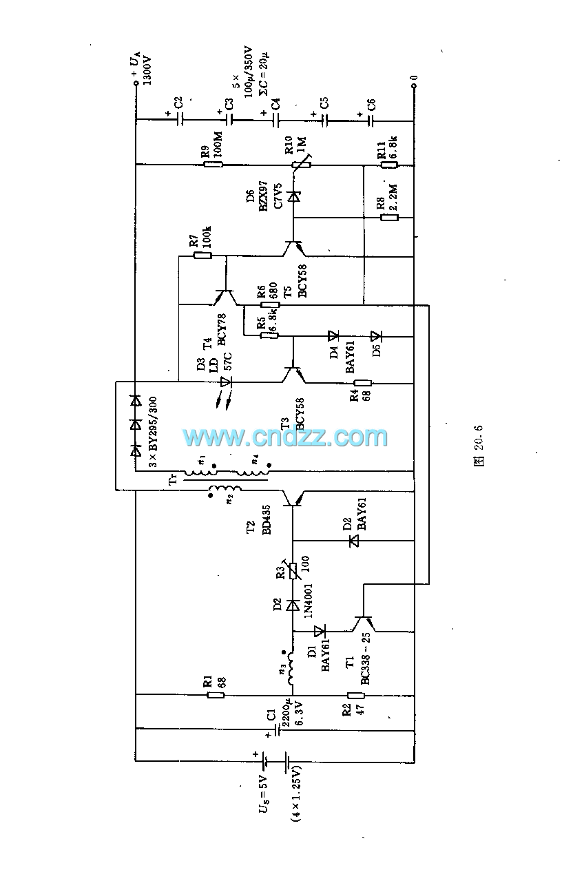 The RC control frequency voltage transformer Signal_Processing