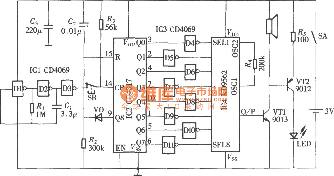 4069 audio circuits